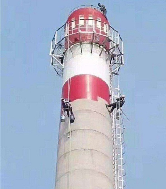 重慶煙囪刷色環(huán)-為什么要給煙囪刷色環(huán)？刷色環(huán)施工需注意什么？