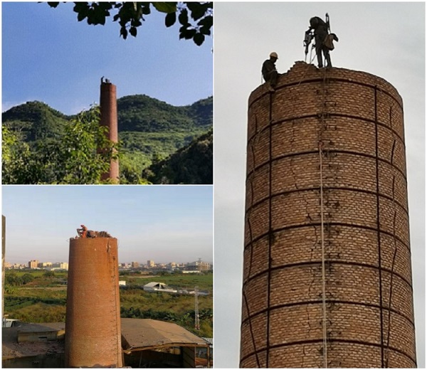 信陽(yáng)煙囪拆除公司——綠色拆除，環(huán)保高效并舉